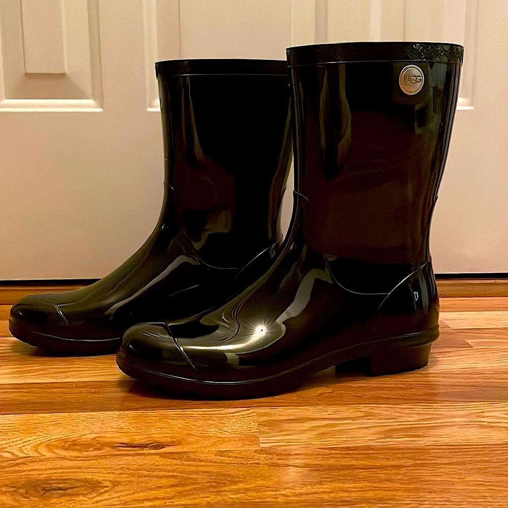 Ugg Sienna Black Rain Boot